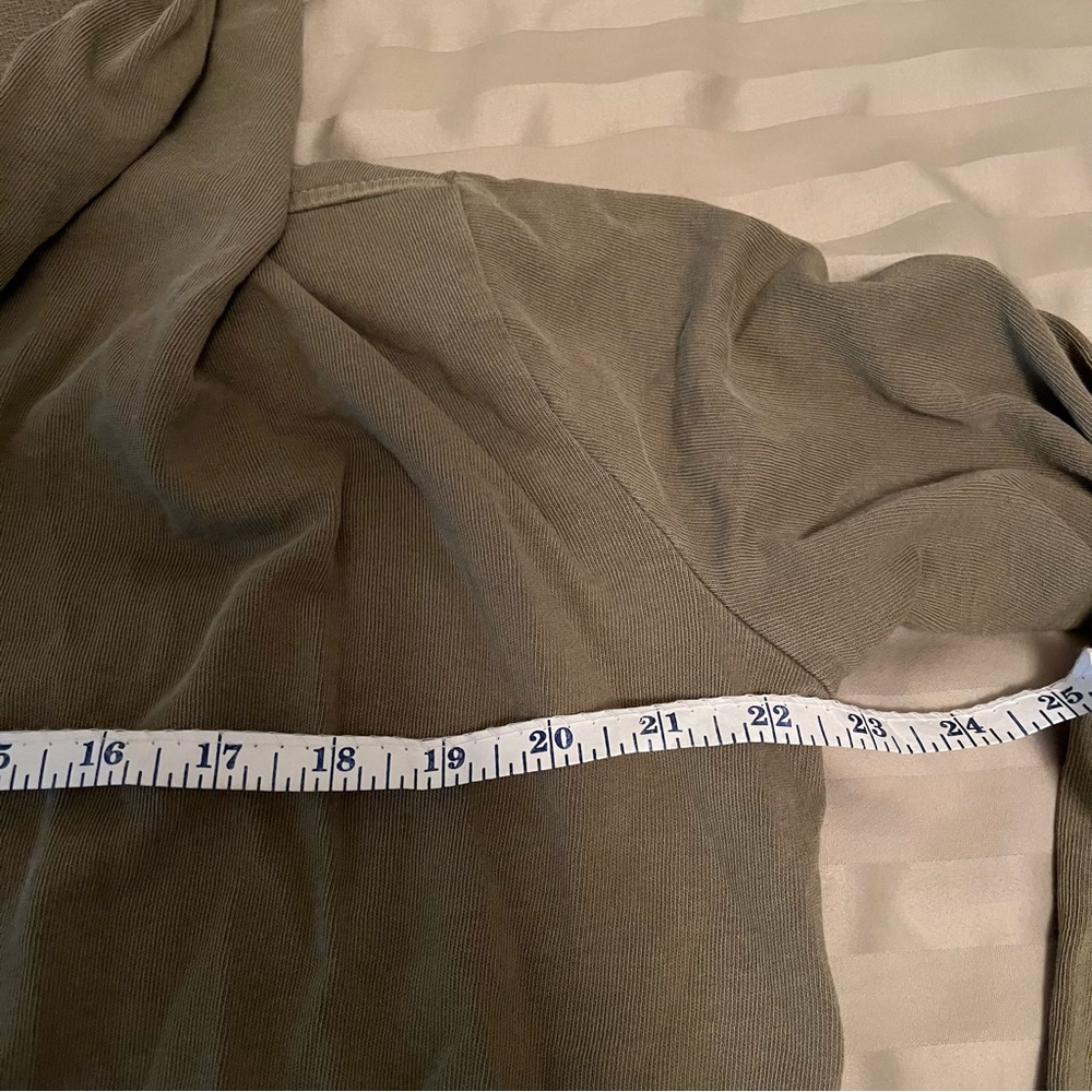 Anthropologie Postmark X-Small Green Open Front Anorak Hooded Jacket - Picture 11 of 15